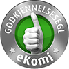 ﻿﻿Belønnet med eKomis standard godkjenningssegl!